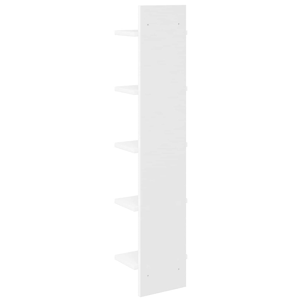 vidaXL Półka ścienna 2 pcs Biały 22 x 15 x 100 cm Drewno inżynieryjne