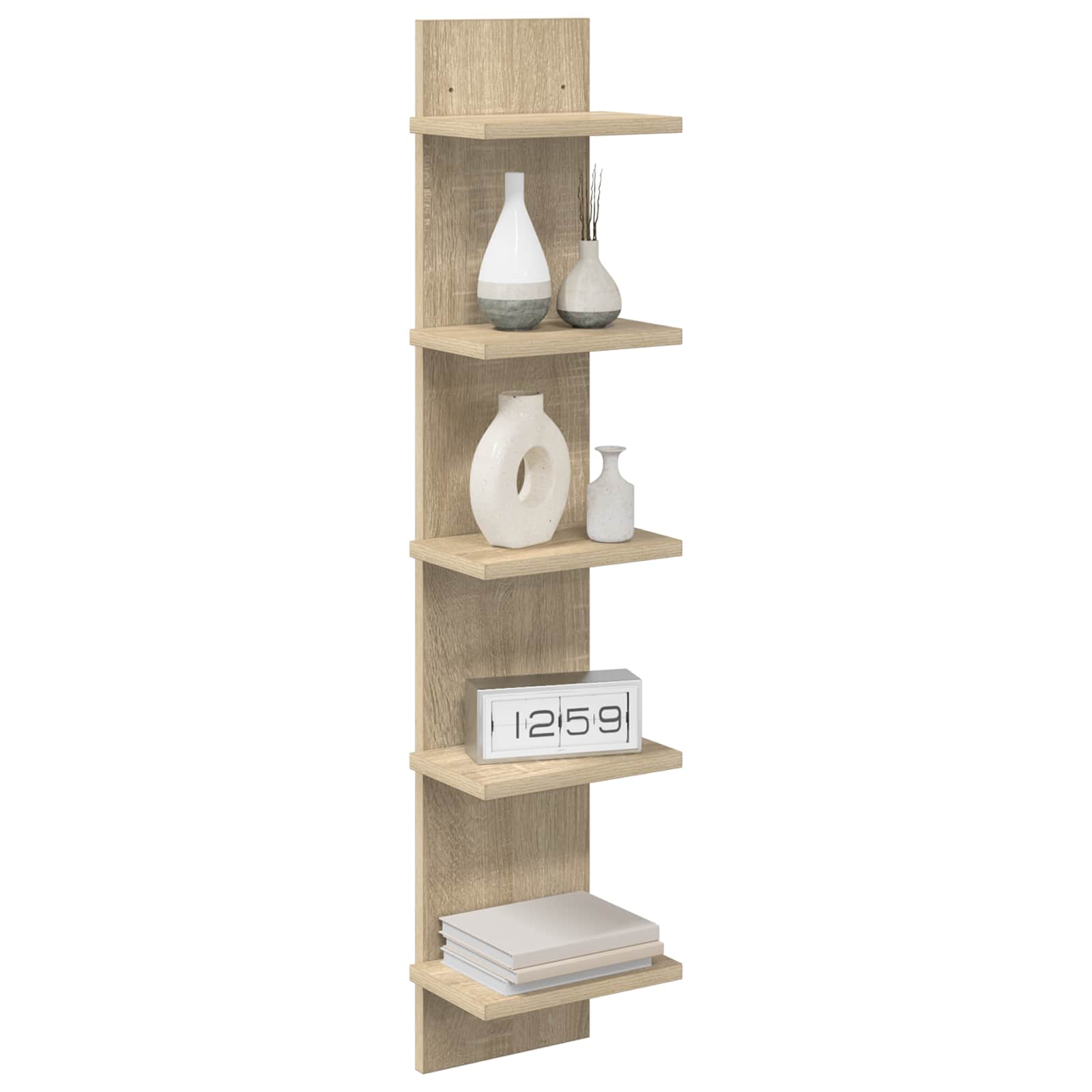 vidaXL Półka ścienna dąb Sonoma 22 x 15 x 100 cm Drewno inżynieryjne