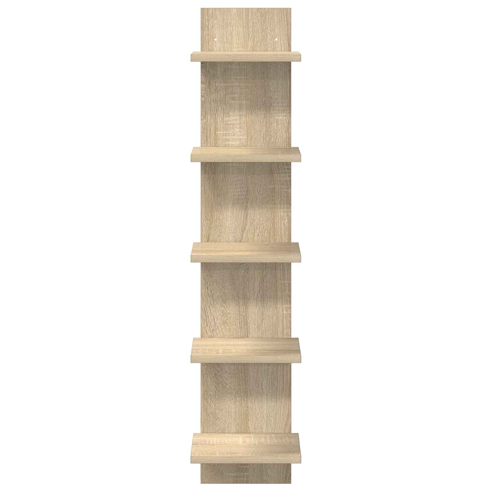 vidaXL Półka ścienna 2 pcs dąb Sonoma 22 x 15 x 100 cm