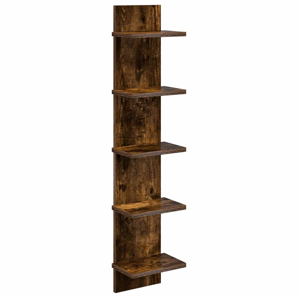 vidaXL Półka ścienna Dąb wędzony 22 x 15 x 100 cm Drewno inżynieryjne