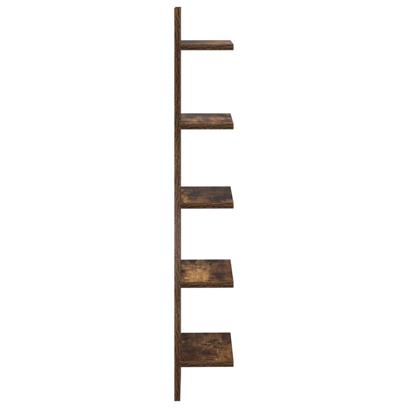 vidaXL Półka ścienna Dąb wędzony 22 x 15 x 100 cm Drewno inżynieryjne