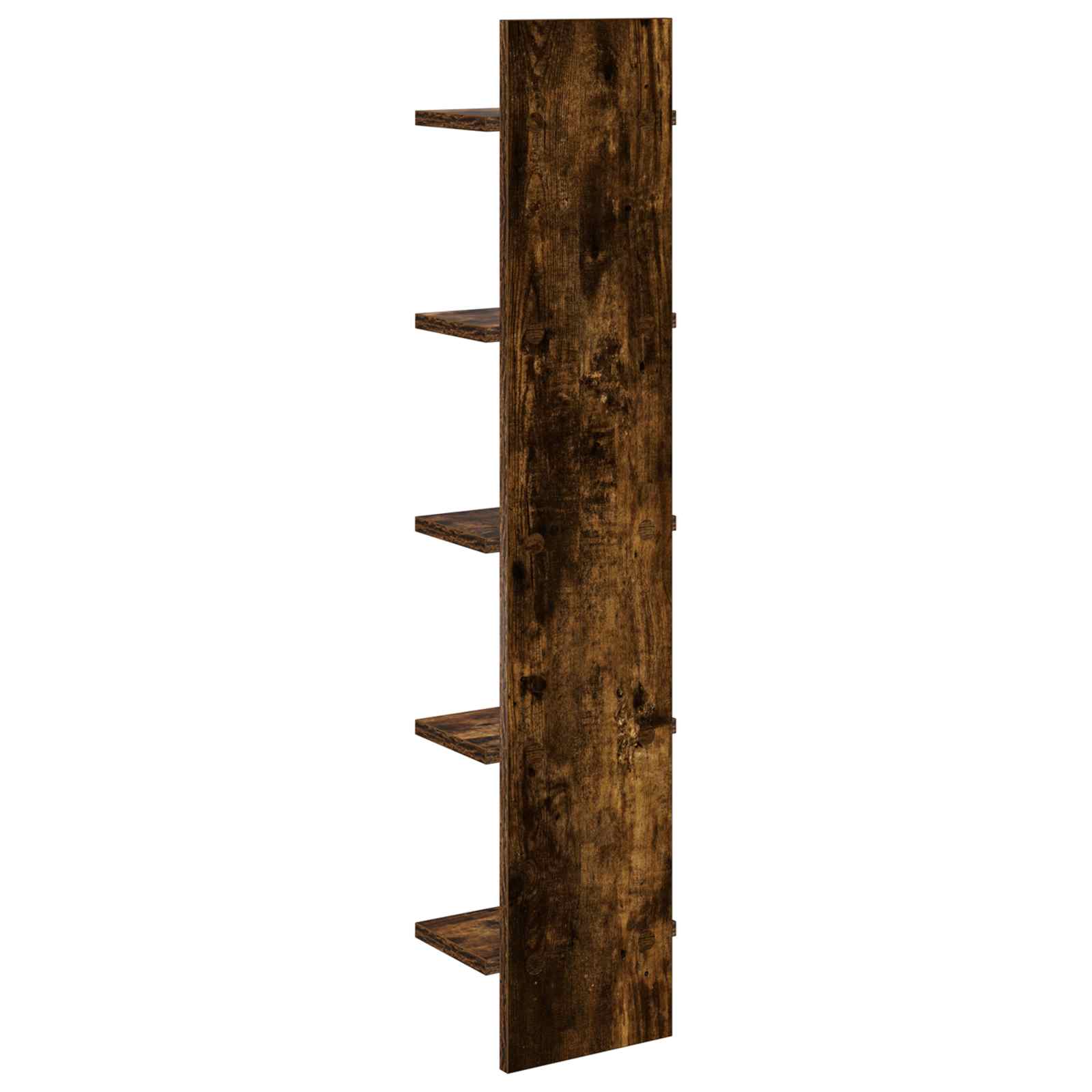 vidaXL Półka ścienna 2 pcs Dąb wędzony 22 x 15 x 100 cm