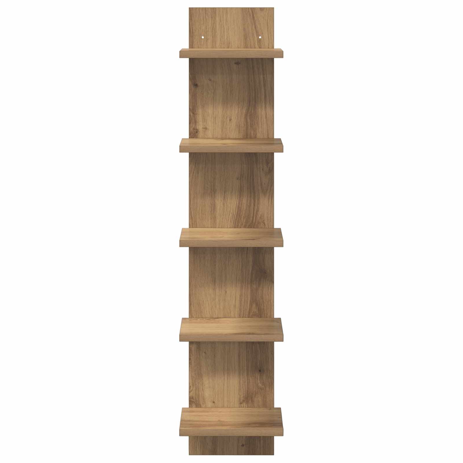 vidaXL Półka ścienna 2 pcs Dąb artisan 22 x 15 x 100 cm