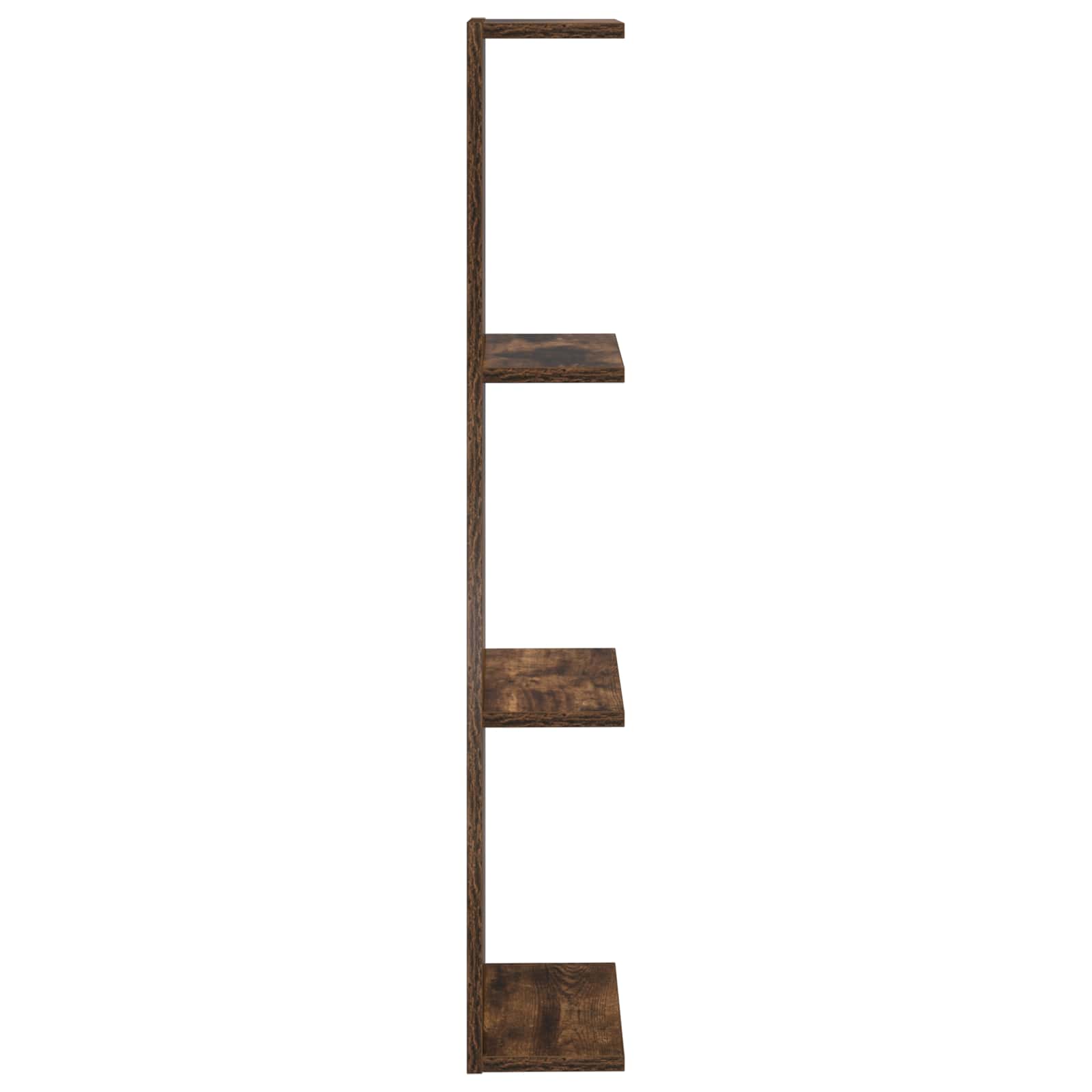vidaXL Półka ścienna Dąb wędzony 22 x 15 x 100 cm Drewno inżynieryjne