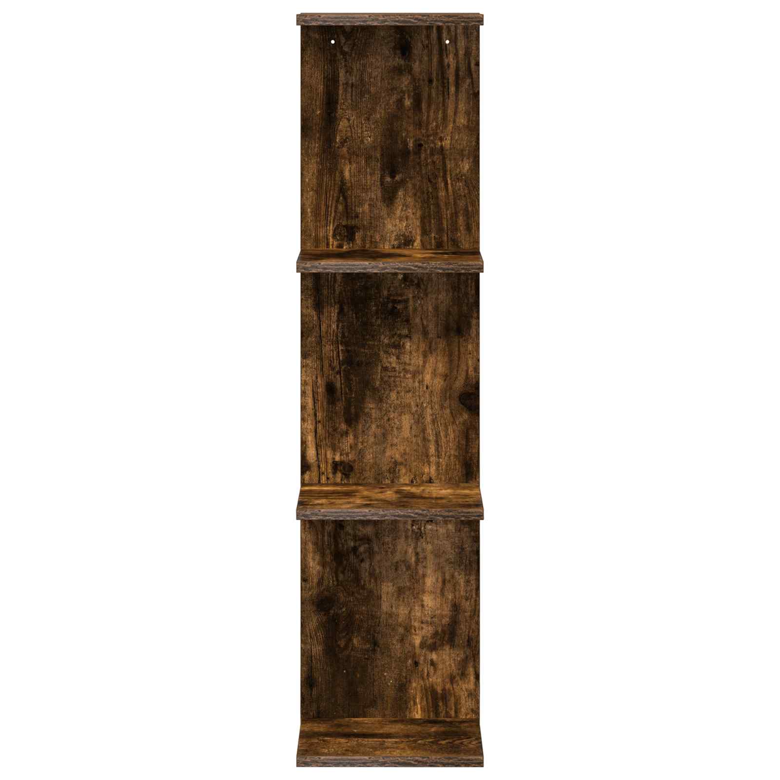 vidaXL Półka ścienna 2 pcs Dąb wędzony 22 x 15 x 100 cm