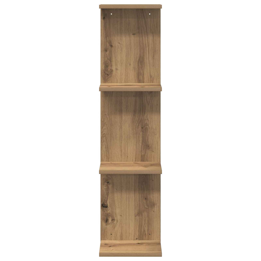 vidaXL Półka ścienna 2 pcs Dąb artisan 22 x 15 x 100 cm