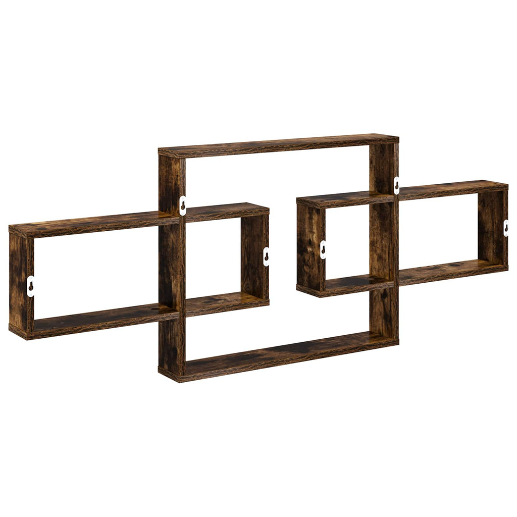 vidaXL Półka ścienna Dąb wędzony 130 x 10 x 50 cm Drewno inżynieryjne