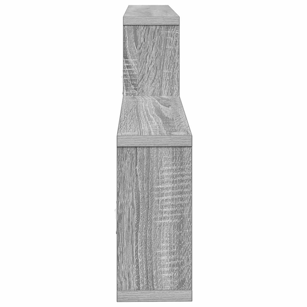 vidaXL Półka ścienna Szary Sonoma 130 x 10 x 50 cm Drewno inżynieryjne