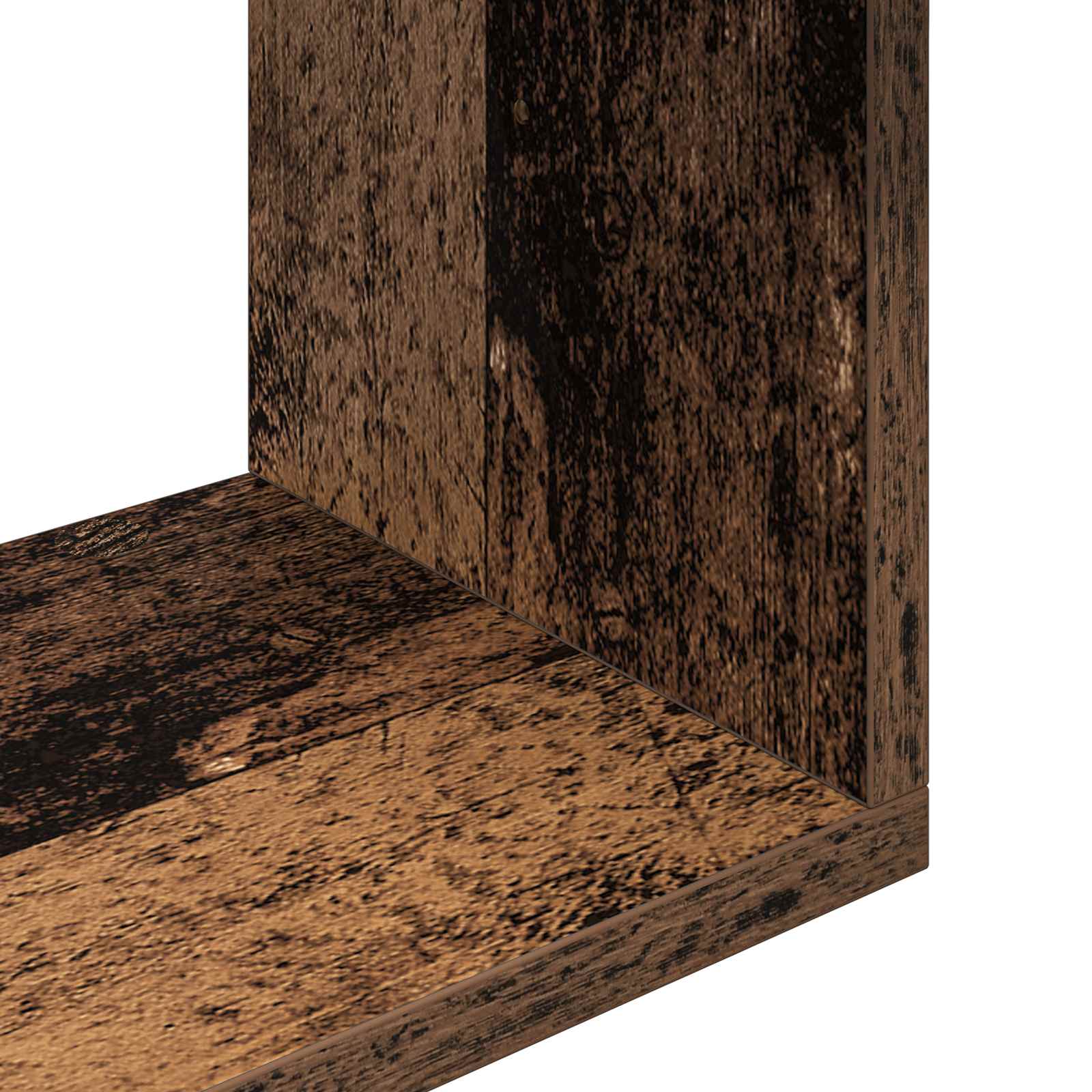vidaXL Półka ścienna Stare drewno 130 x 10 x 50 cm Drewno inżynieryjne