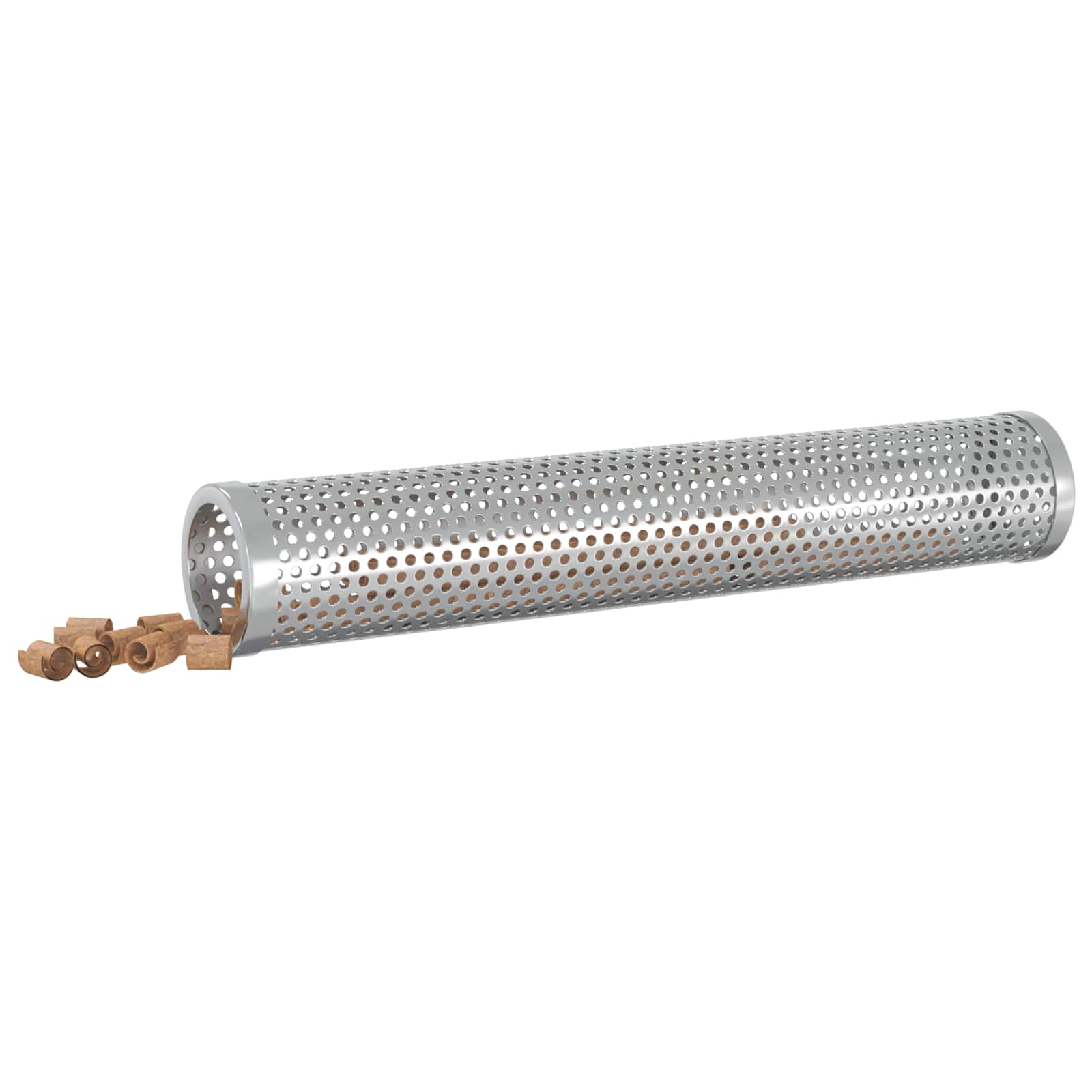 vidaxl Rura do wędzenia 2 szt. Ø 5 x 30 cm Stal nierdzewna 304 srebrny