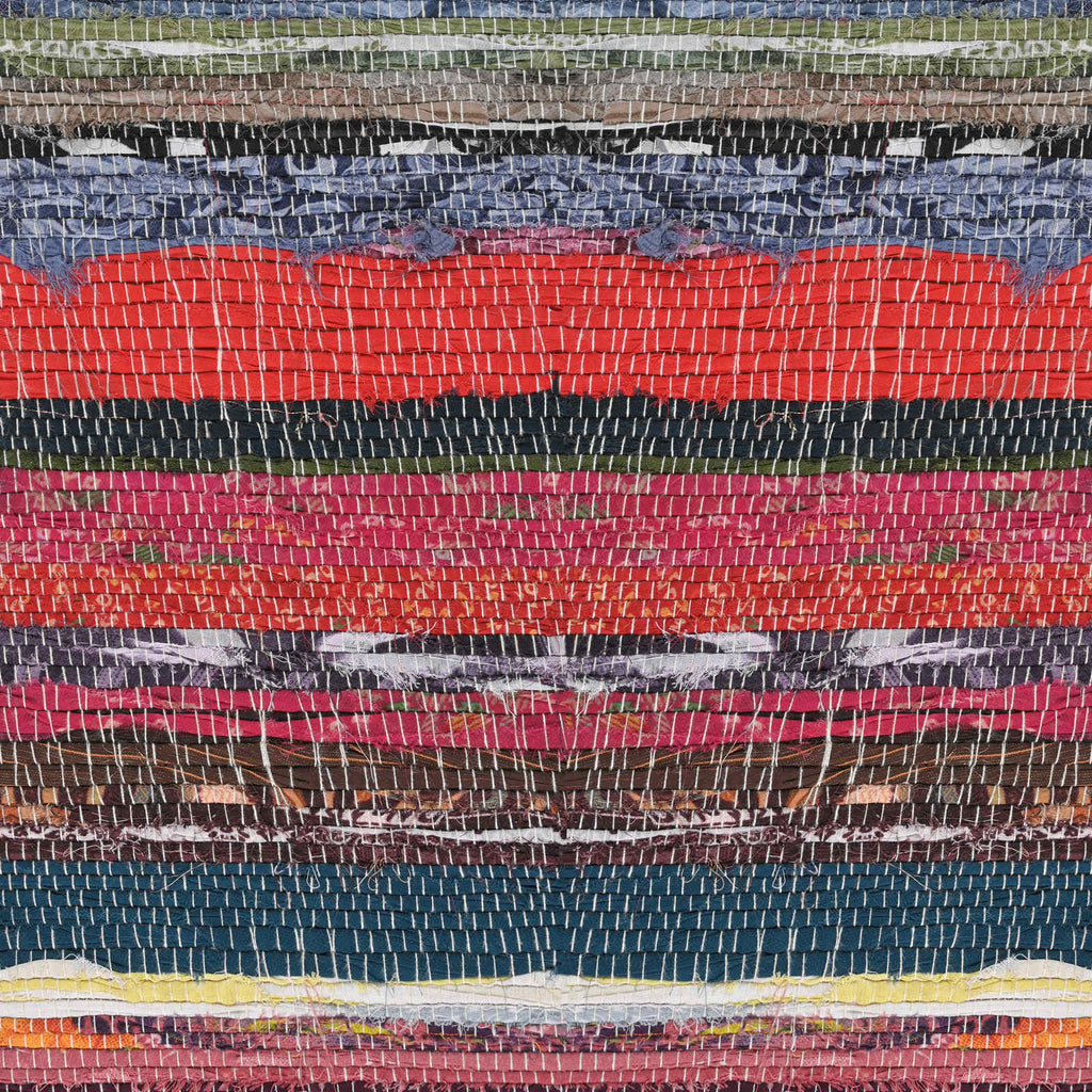 vidaXL ławka 60 x 30 x 45 cm Prawdziwa skóra Wielokolorowe