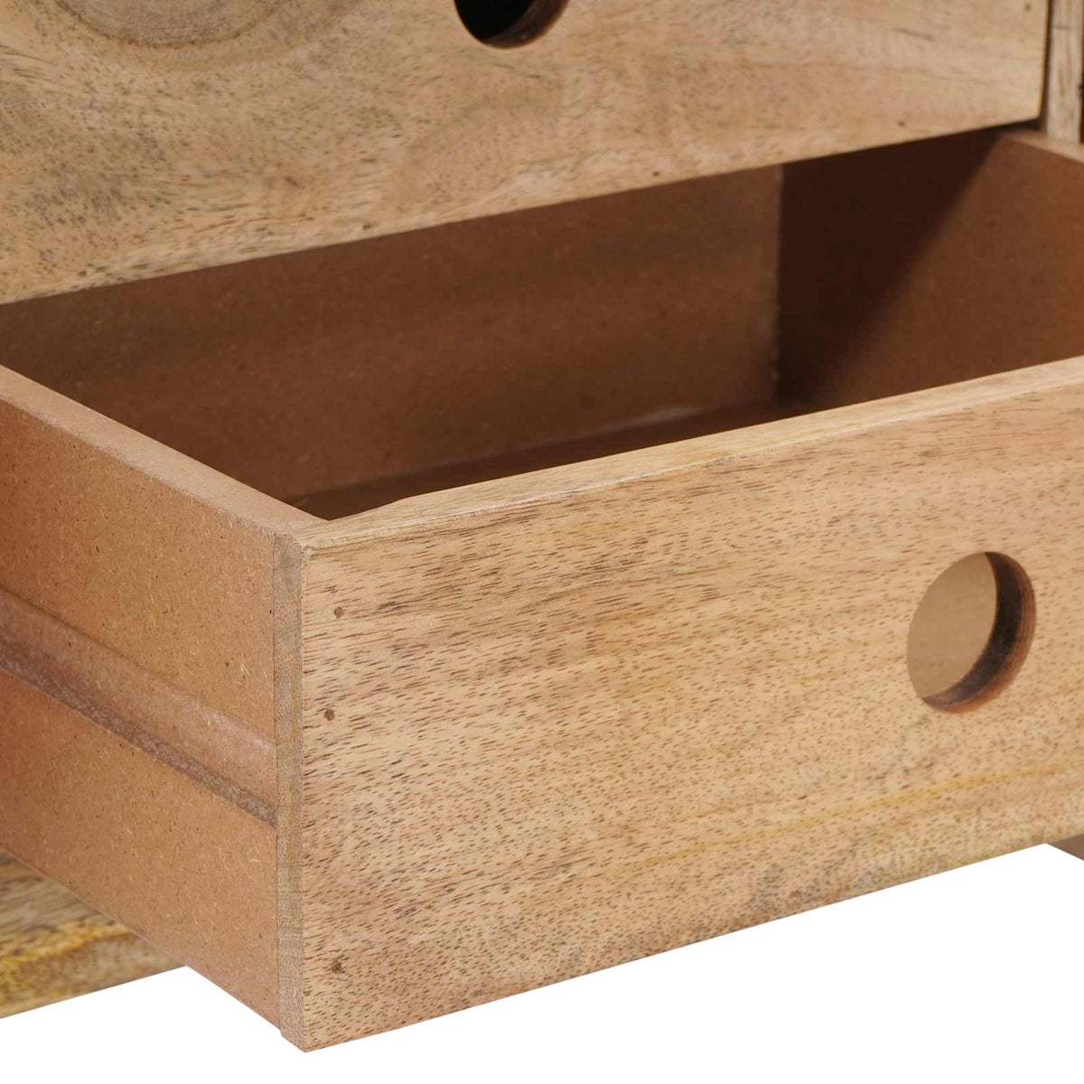 vidaXL ławka 110 x 30 x 45 cm Prawdziwa skóra brązowy