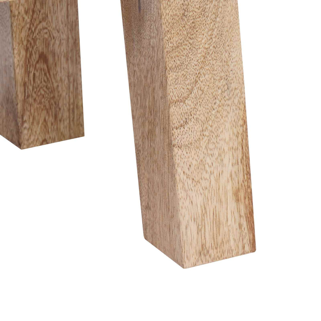 vidaXL ławka 110 x 30 x 45 cm Prawdziwa skóra brązowy