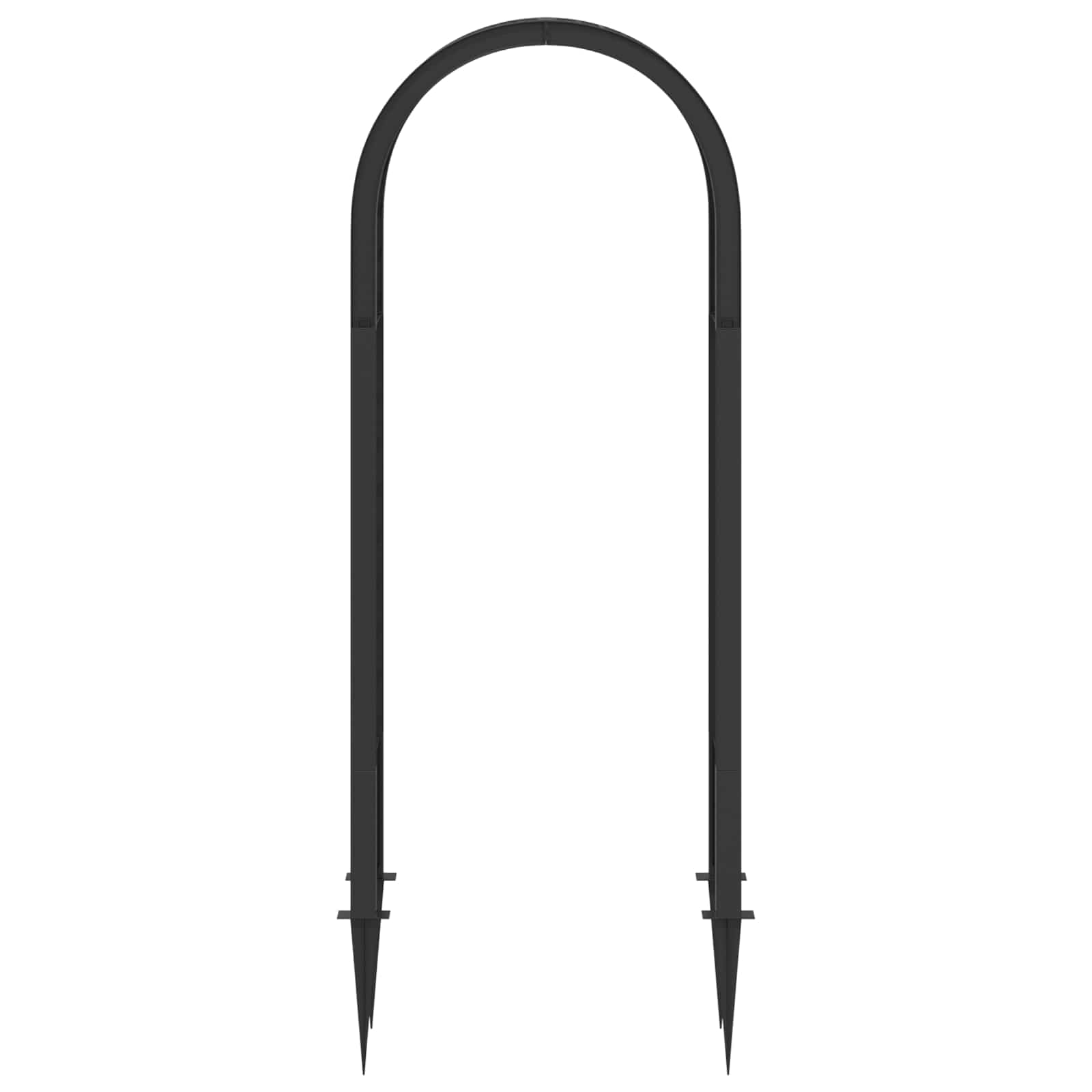 vidaXL Różany łuk z kolcami antracytowy 97 x 43 x 218 cm PP