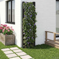 vidaXL Trellis z gwoździem antracytowy 43 x 6 x 165 cm PP