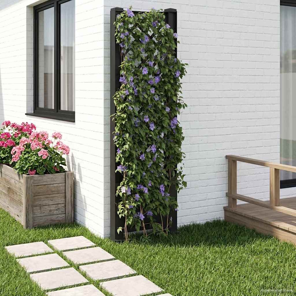 vidaXL Trellis z gwoździem antracytowy 43 x 6 x 165 cm PP