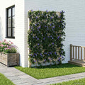 vidaXL Trellis z gwoździem Biały 99 x 6 x 165 cm PP