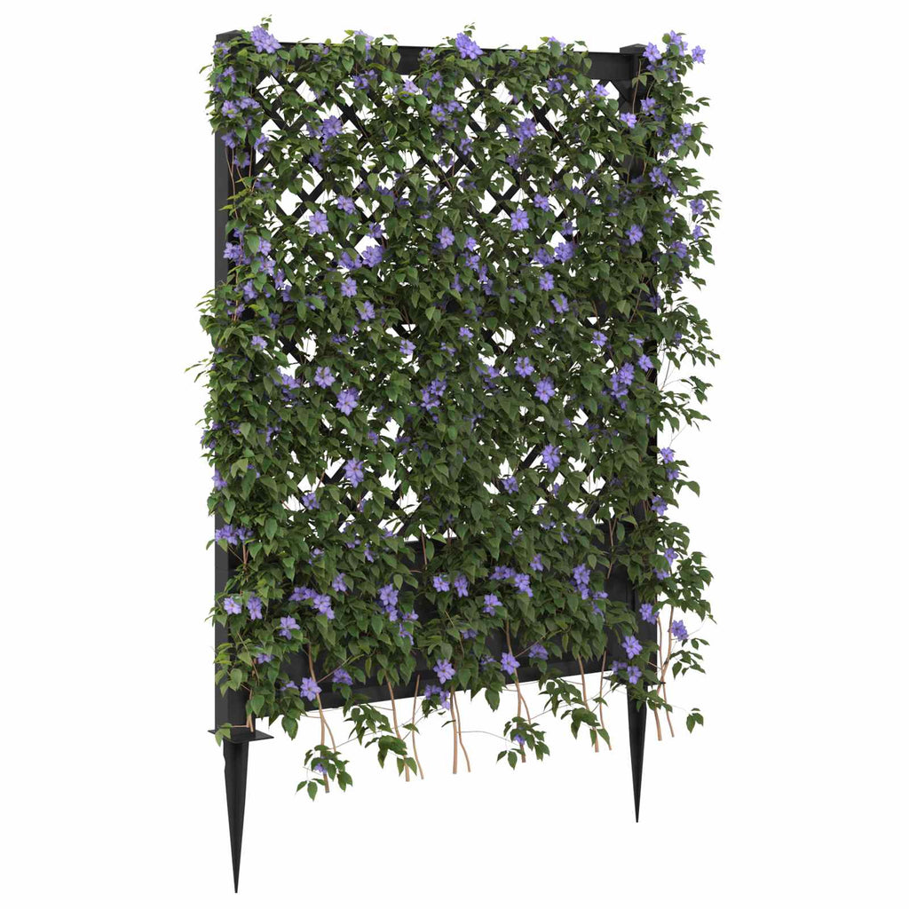 vidaXL Trellis z gwoździem antracytowy 99 x 6 x 165 cm PP
