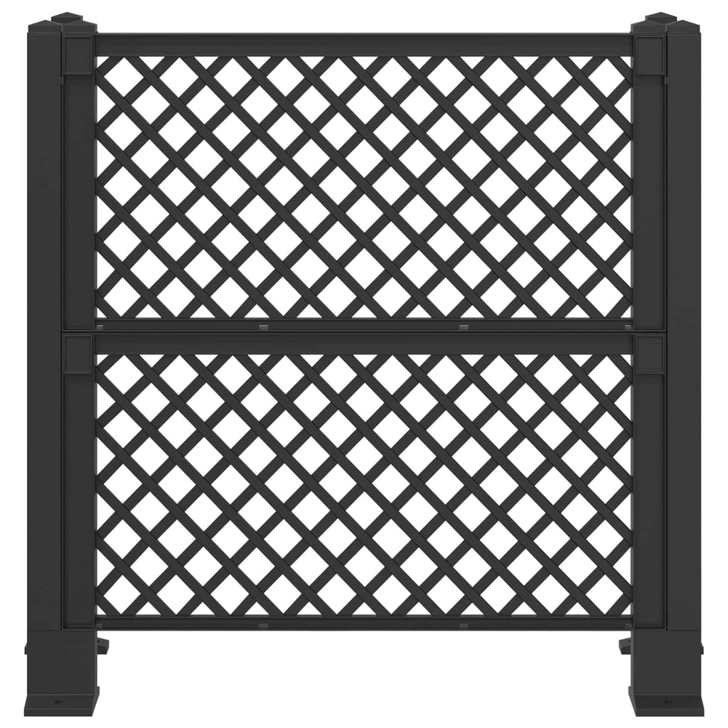 vidaXL Trellis Na Kosz antracytowy 123 x 47 x 114 cm PP
