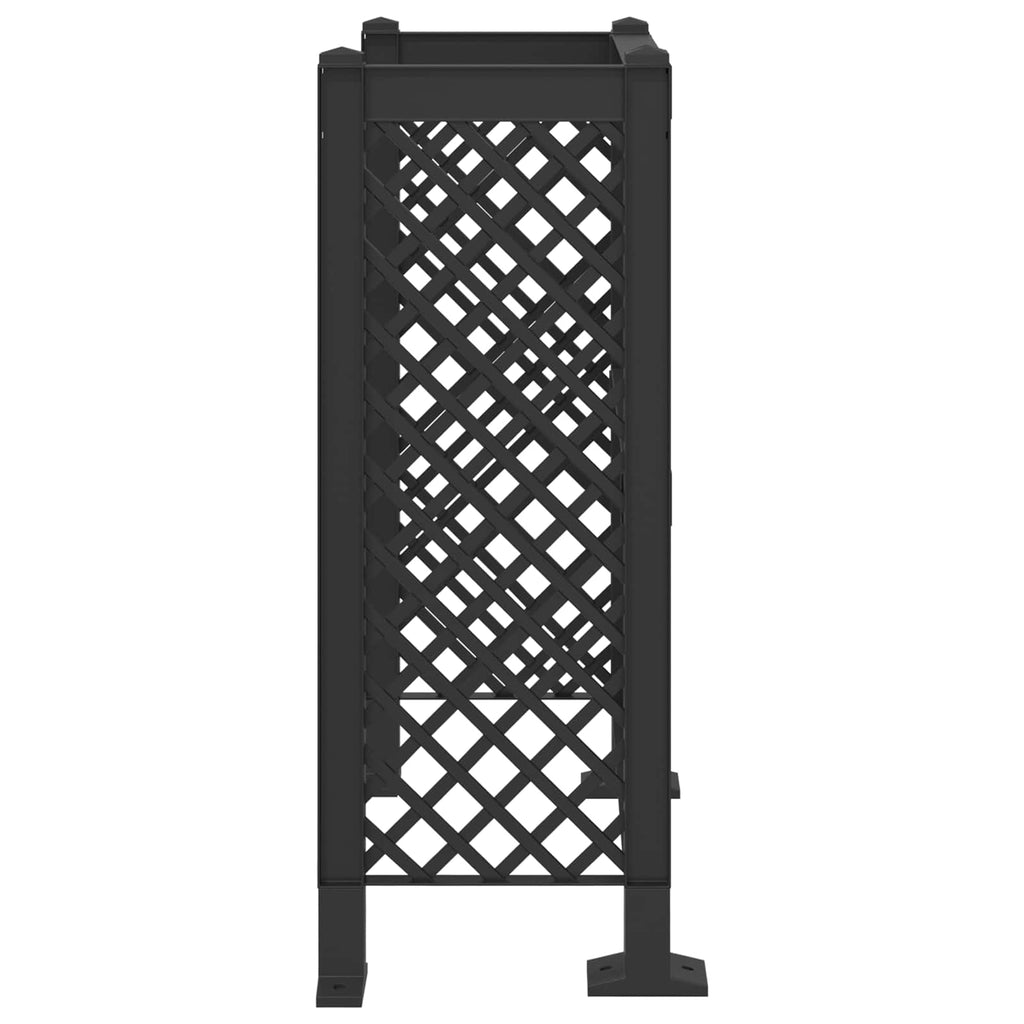 vidaXL Trellis Na Kosz antracytowy 123 x 47 x 114 cm PP