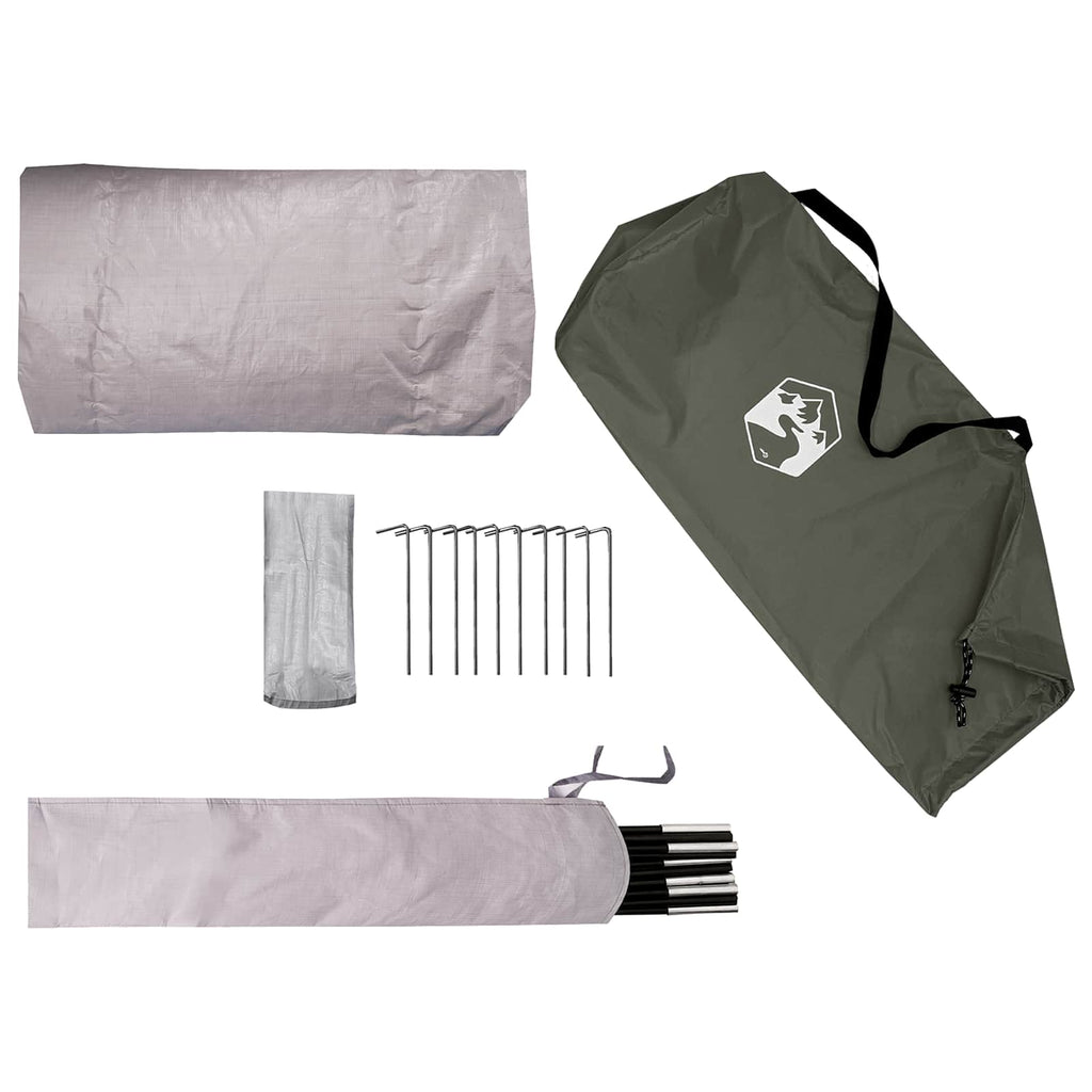 vidaXL Namiot trekkingowy z daszkiem wodoodpornym 2-osobowy 2-osobowy
