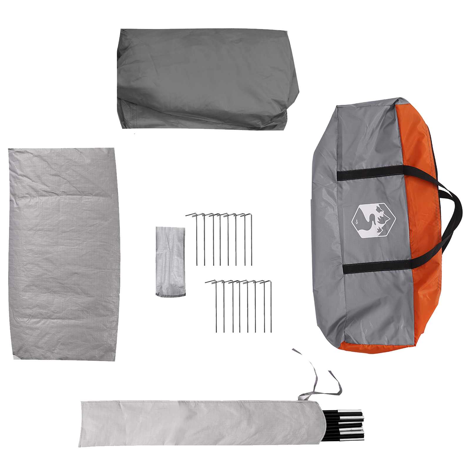 vidaXL Namiot tunelowy z wodoodpornym daszkiem 10-osobowy