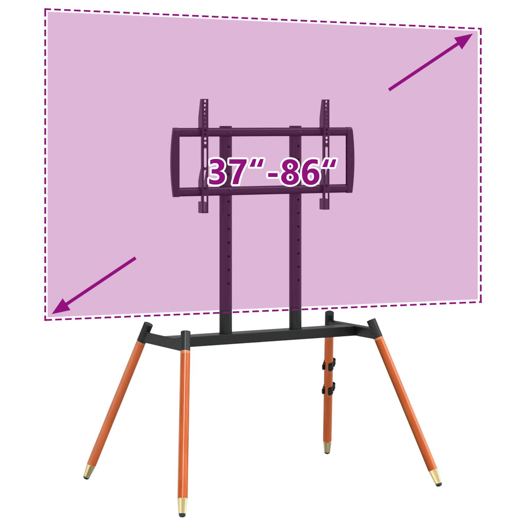 vidaXL Stojak easel na TV dla 37-86 Inch Screen 60 kg Stal i plastik