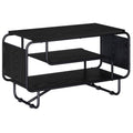 vidaXL Stół pod telewizor 80 x 36 x 45 cm Czarny dąb