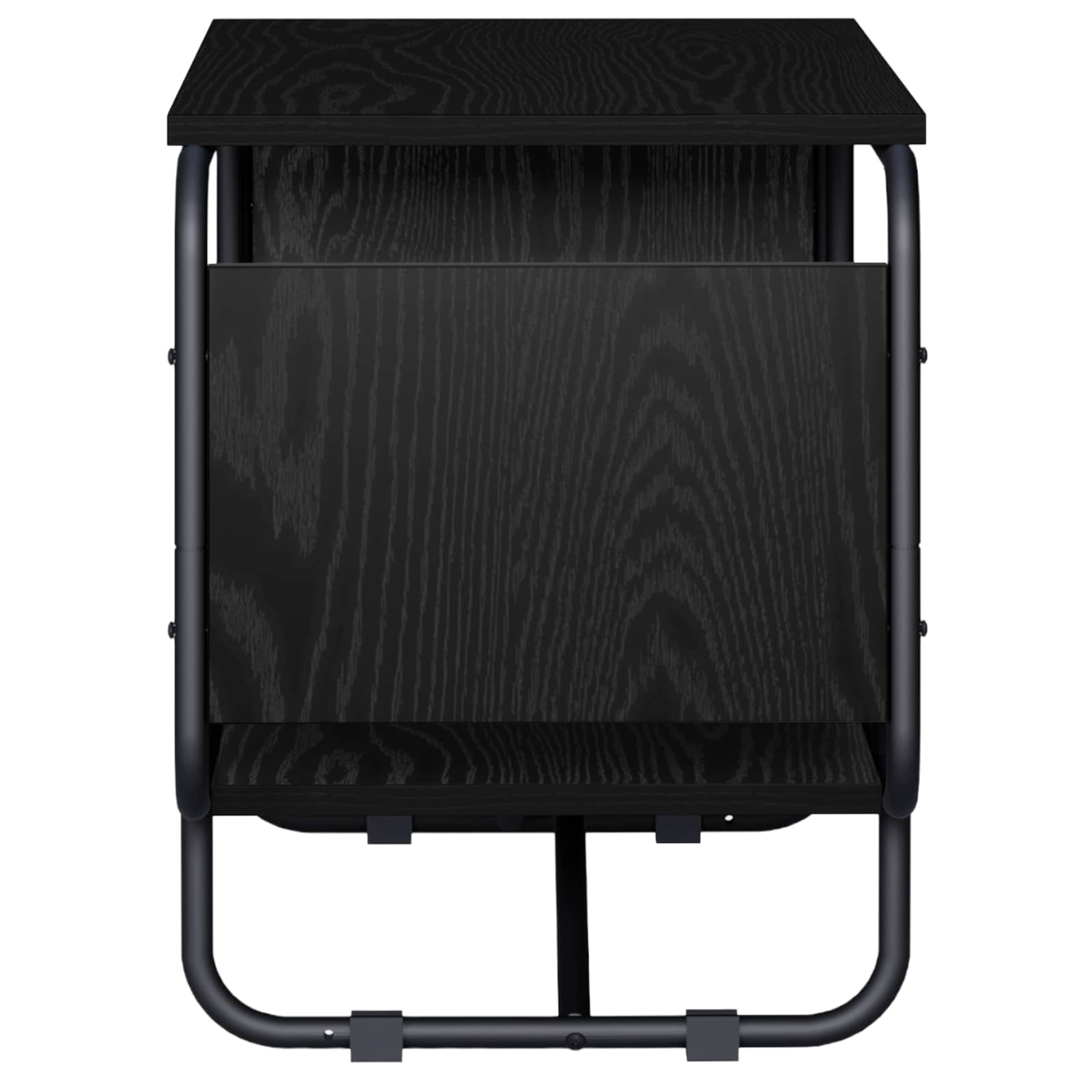 vidaXL Stół pod telewizor 80 x 36 x 45 cm Czarny dąb