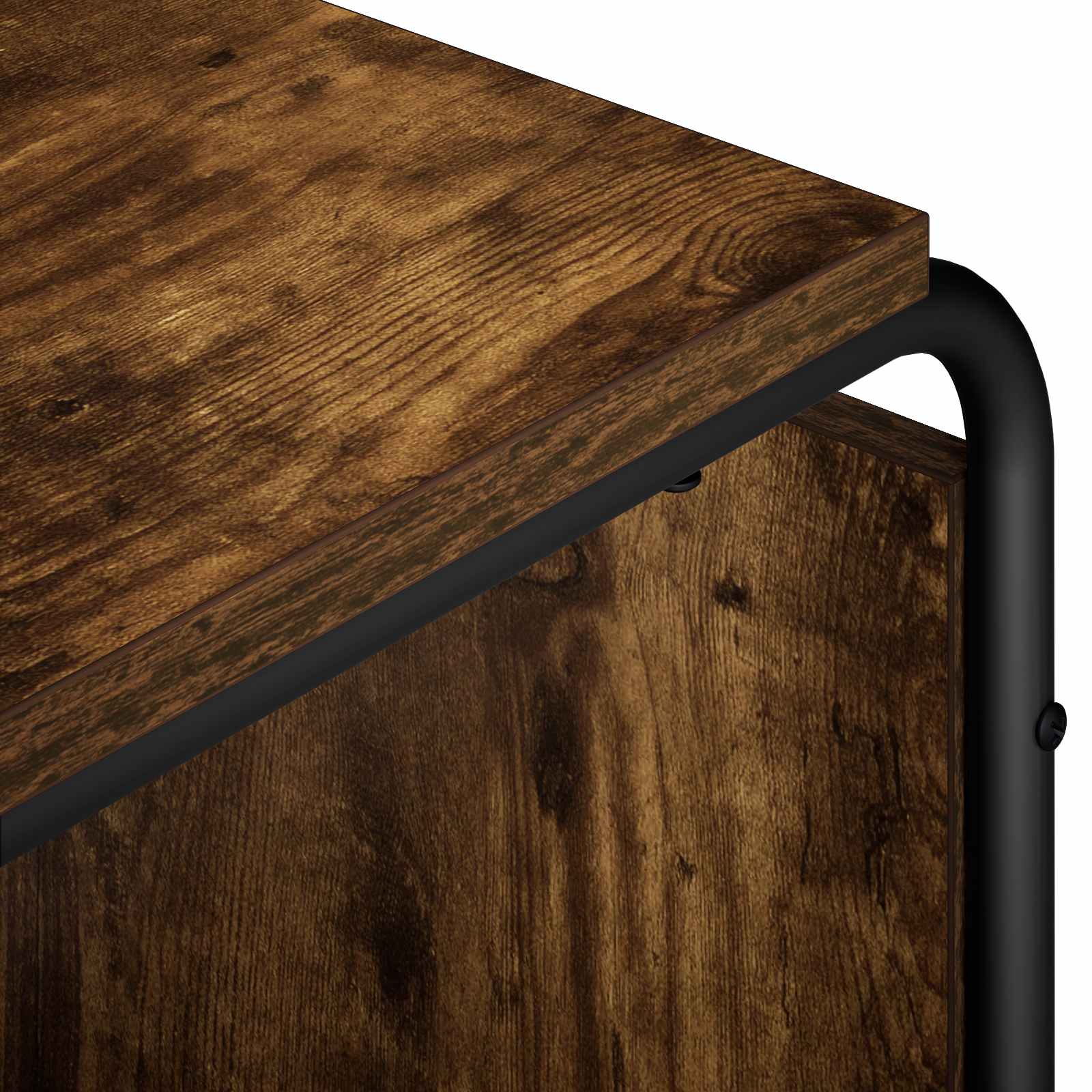 vidaXL Stół pod telewizor 80 x 36 x 45 cm Dąb wędzony