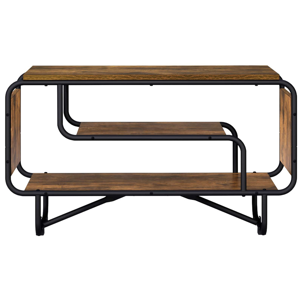 vidaXL Stół pod telewizor 80 x 36 x 45 cm Dąb wędzony