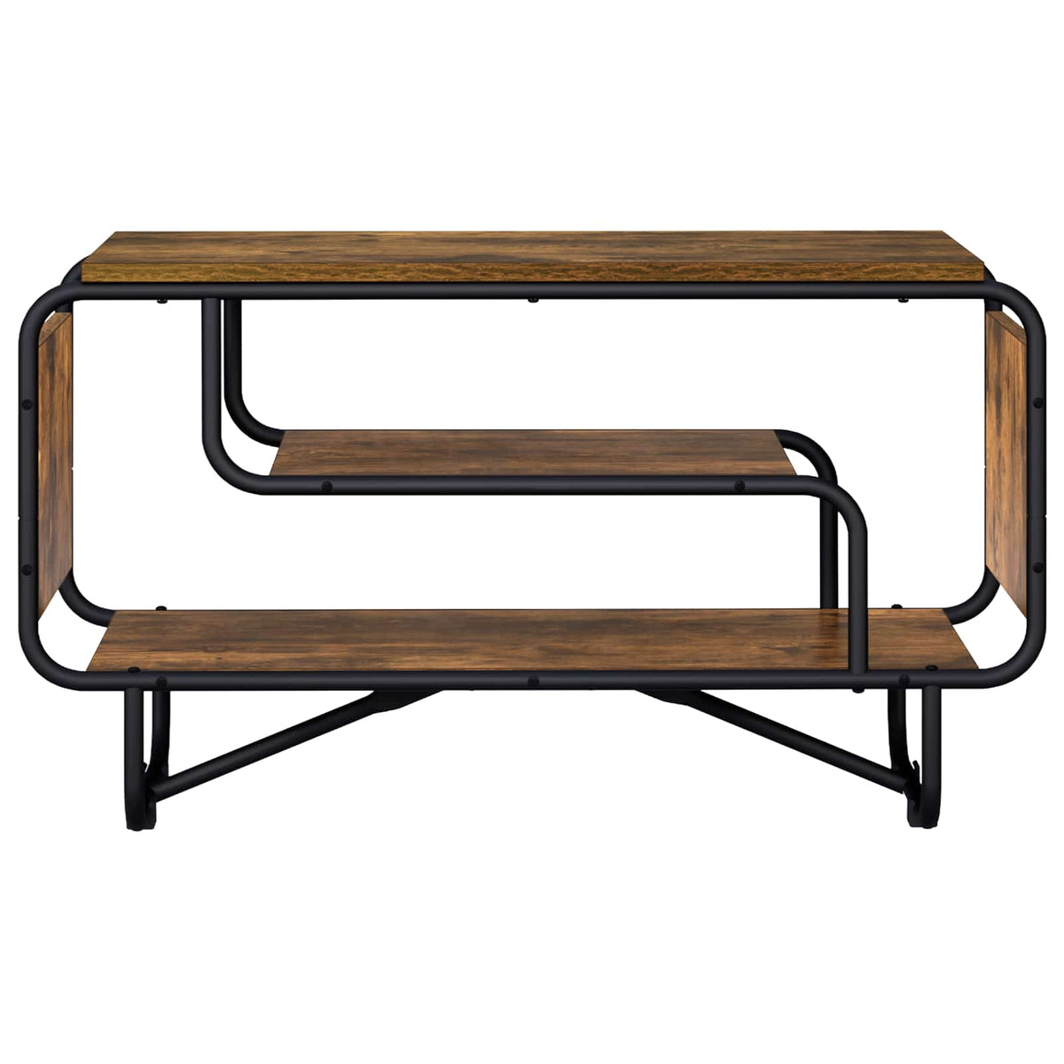 vidaXL Stół pod telewizor 80 x 36 x 45 cm Dąb wędzony