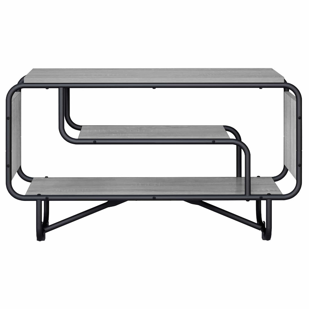 vidaXL Stół pod telewizor 80 x 36 x 45 cm Szary Sonoma