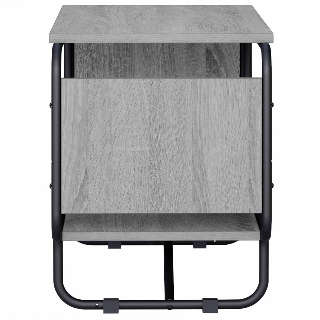 vidaXL Stół pod telewizor 80 x 36 x 45 cm Szary Sonoma