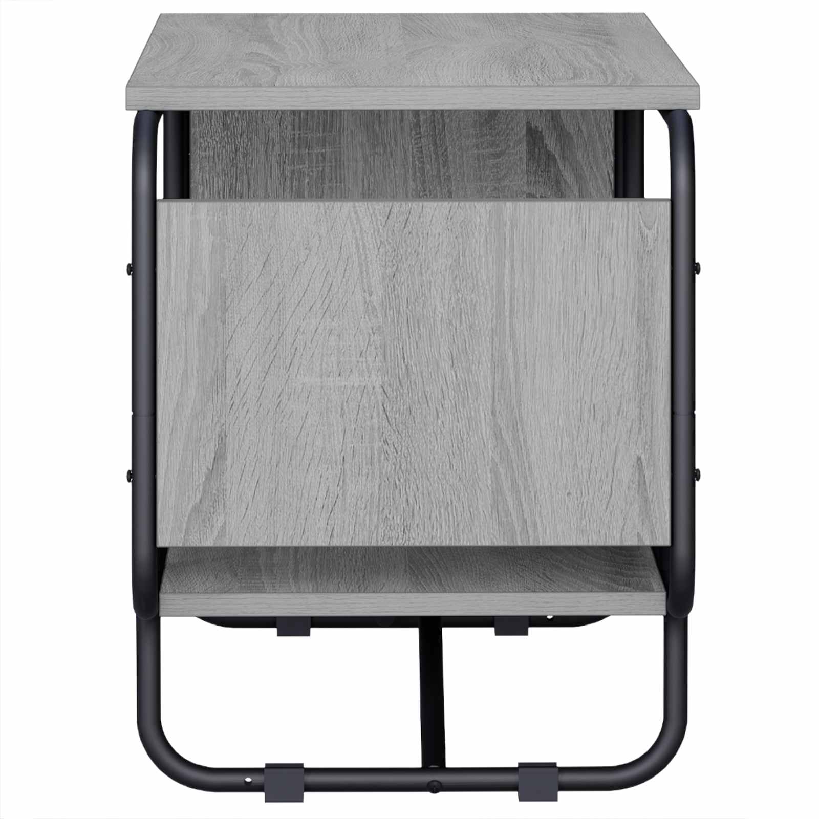 vidaXL Stół pod telewizor 80 x 36 x 45 cm Szary Sonoma