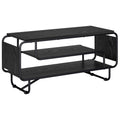 vidaXL Stół pod telewizor 98 x 36 x 45 cm Czarny dąb