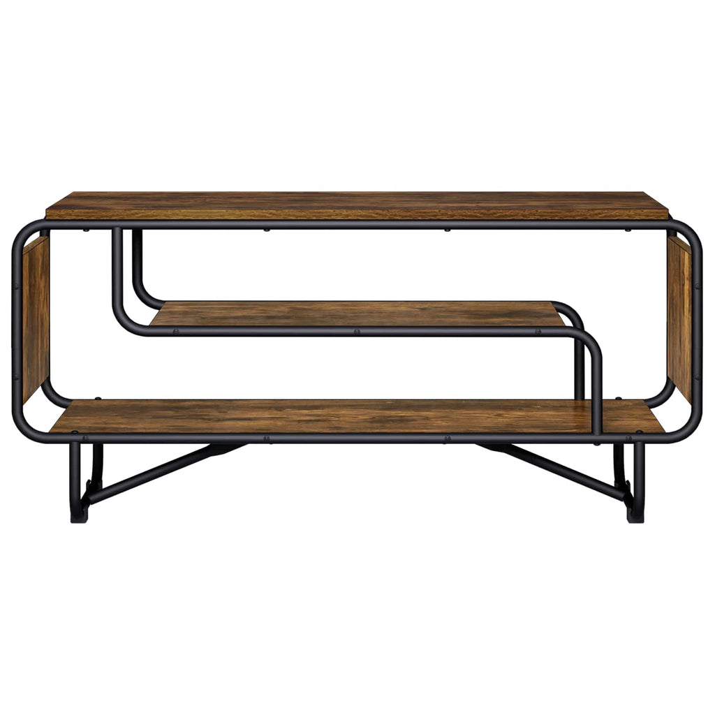 vidaXL Stół pod telewizor 98 x 36 x 45 cm Dąb wędzony