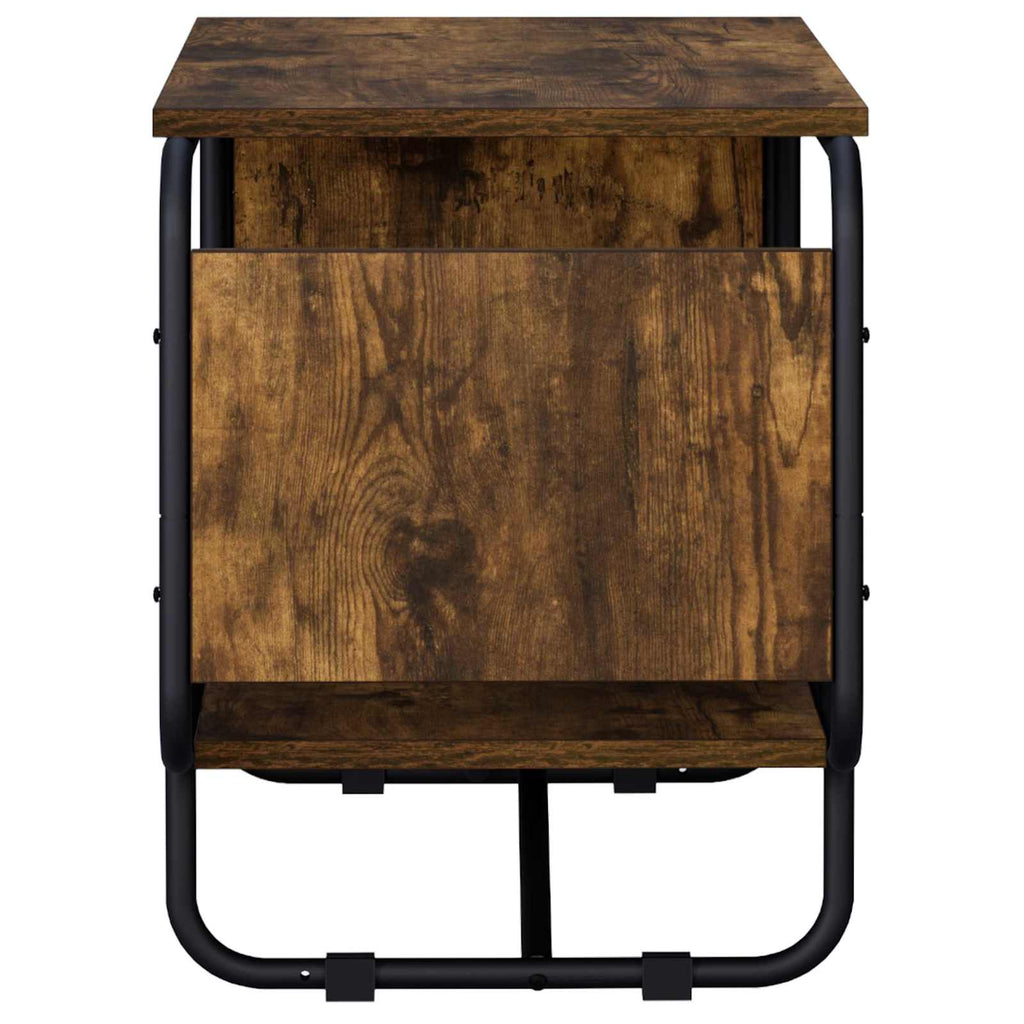 vidaXL Stół pod telewizor 98 x 36 x 45 cm Dąb wędzony