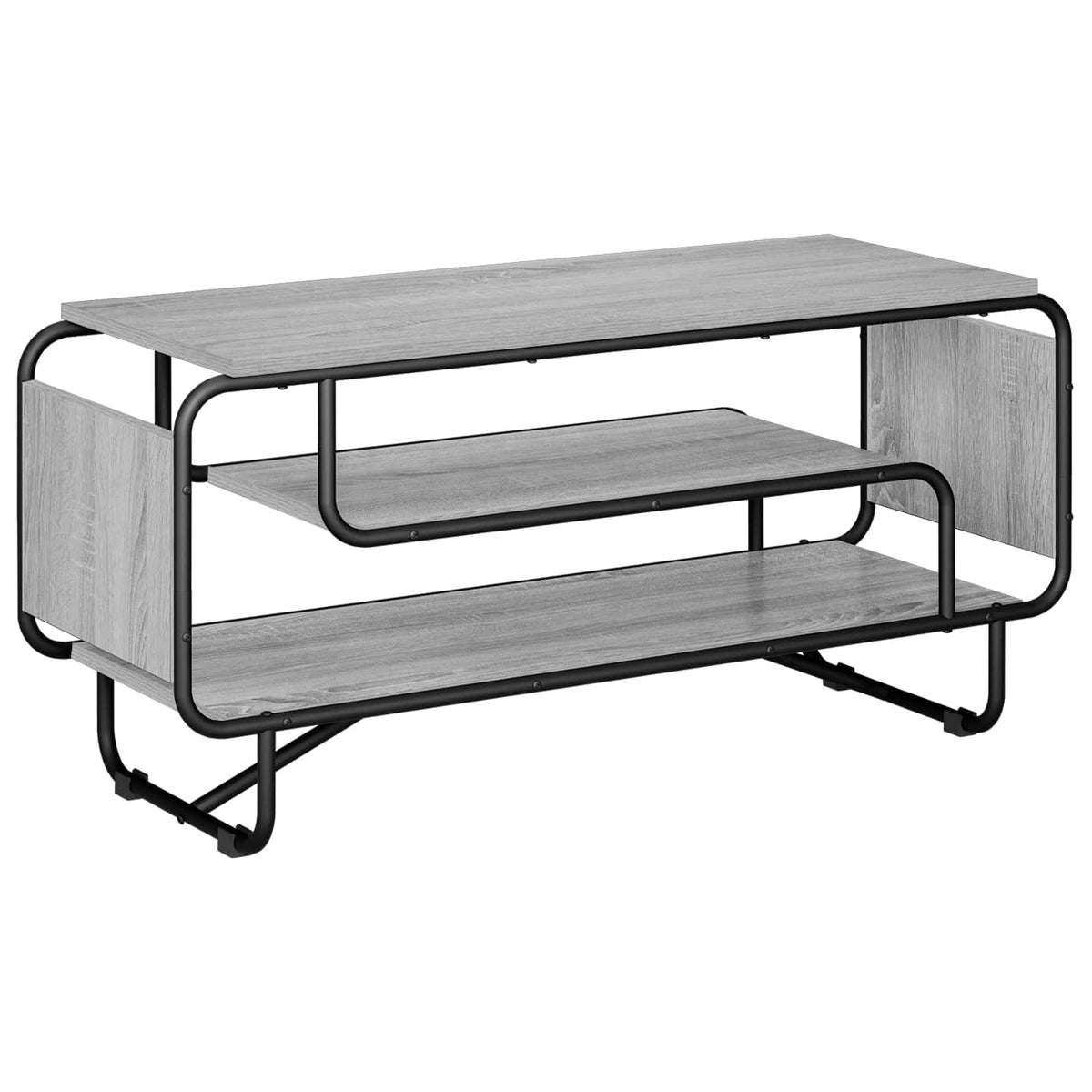 vidaXL Stół pod telewizor 98 x 36 x 45 cm Szary Sonoma