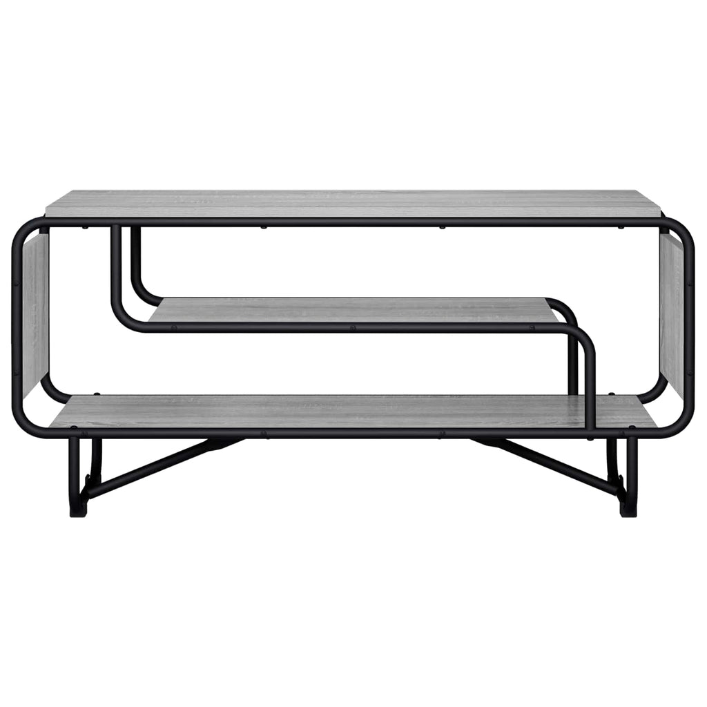vidaXL Stół pod telewizor 98 x 36 x 45 cm Szary Sonoma