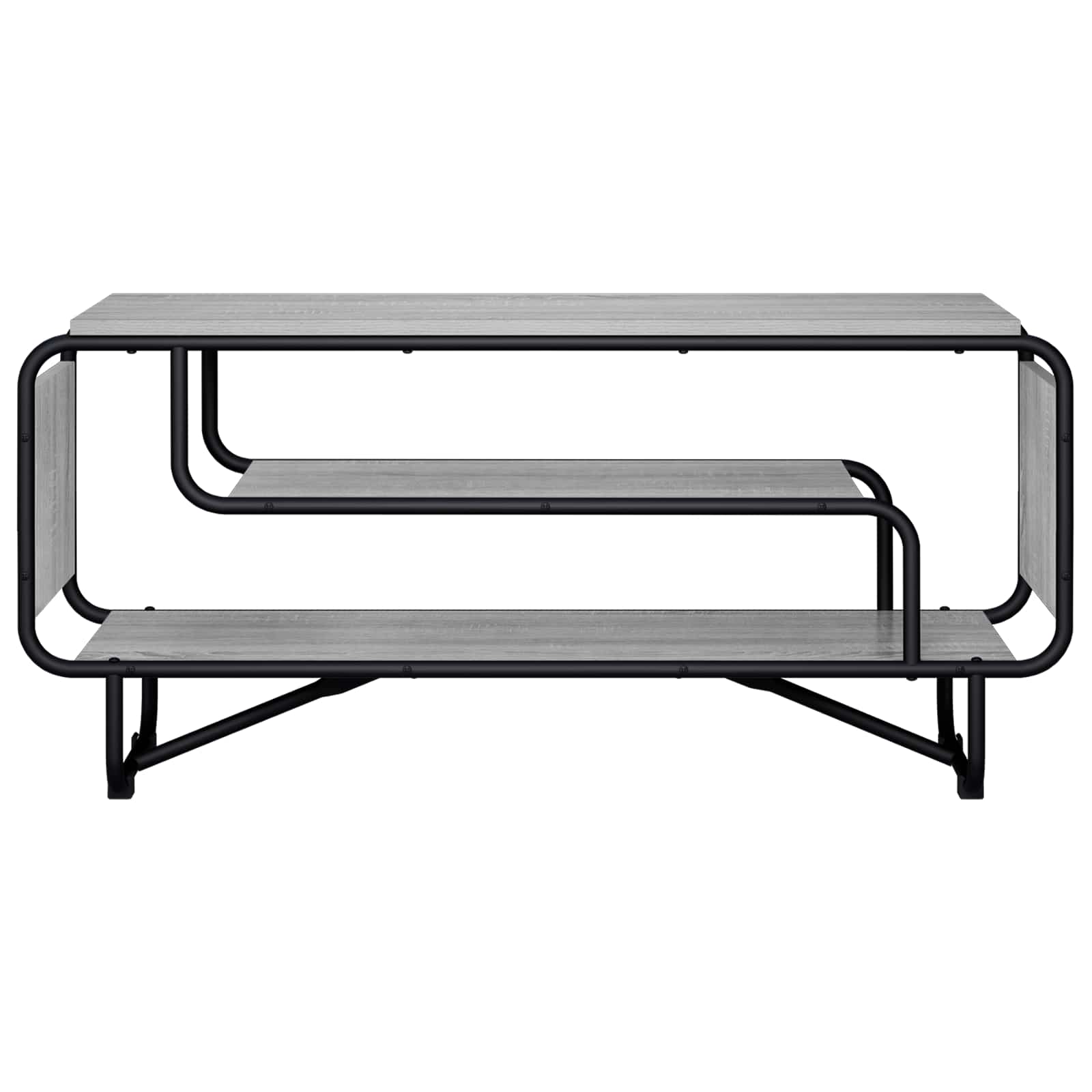 vidaXL Stół pod telewizor 98 x 36 x 45 cm Szary Sonoma