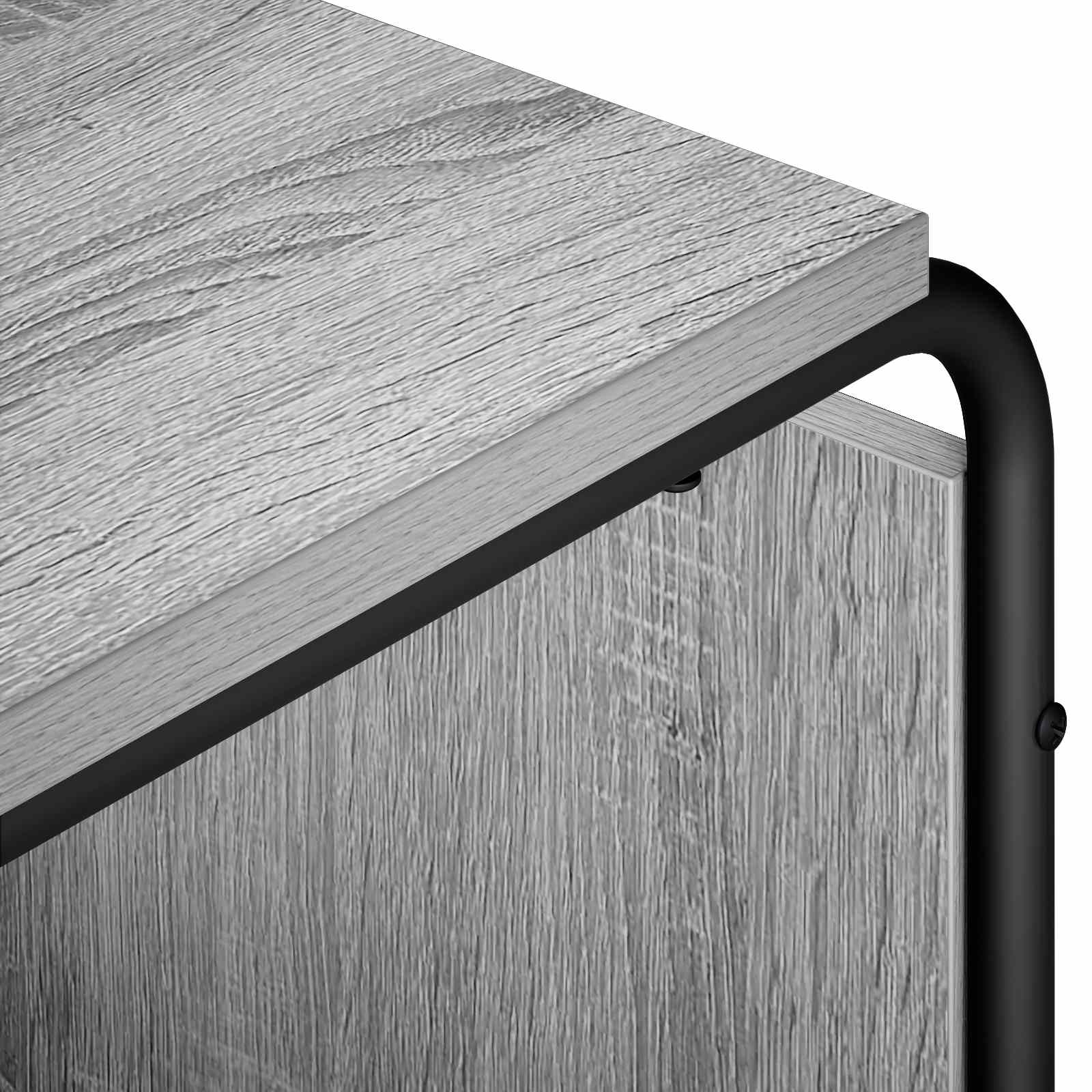 vidaXL Stół pod telewizor 140 x 36 x 45 cm Szary Sonoma
