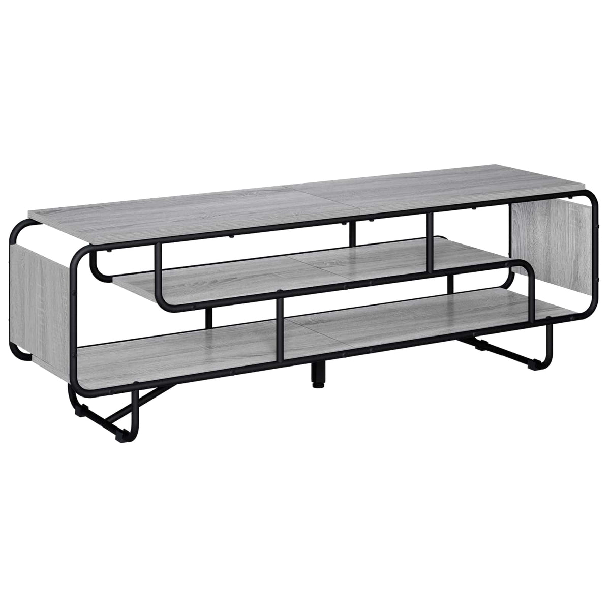 vidaXL Stół pod telewizor 140 x 36 x 45 cm Szary Sonoma