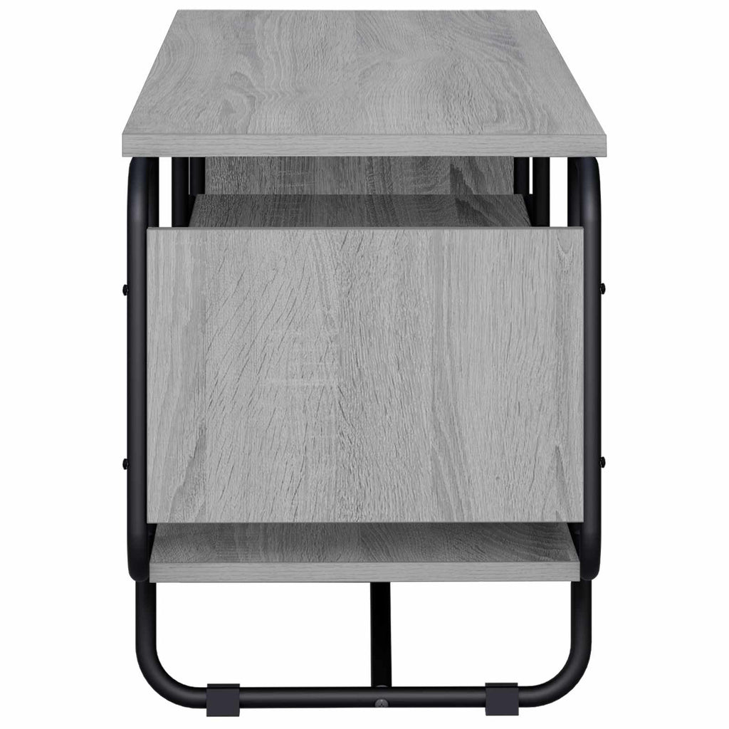 vidaXL Stół pod telewizor 140 x 36 x 45 cm Szary Sonoma