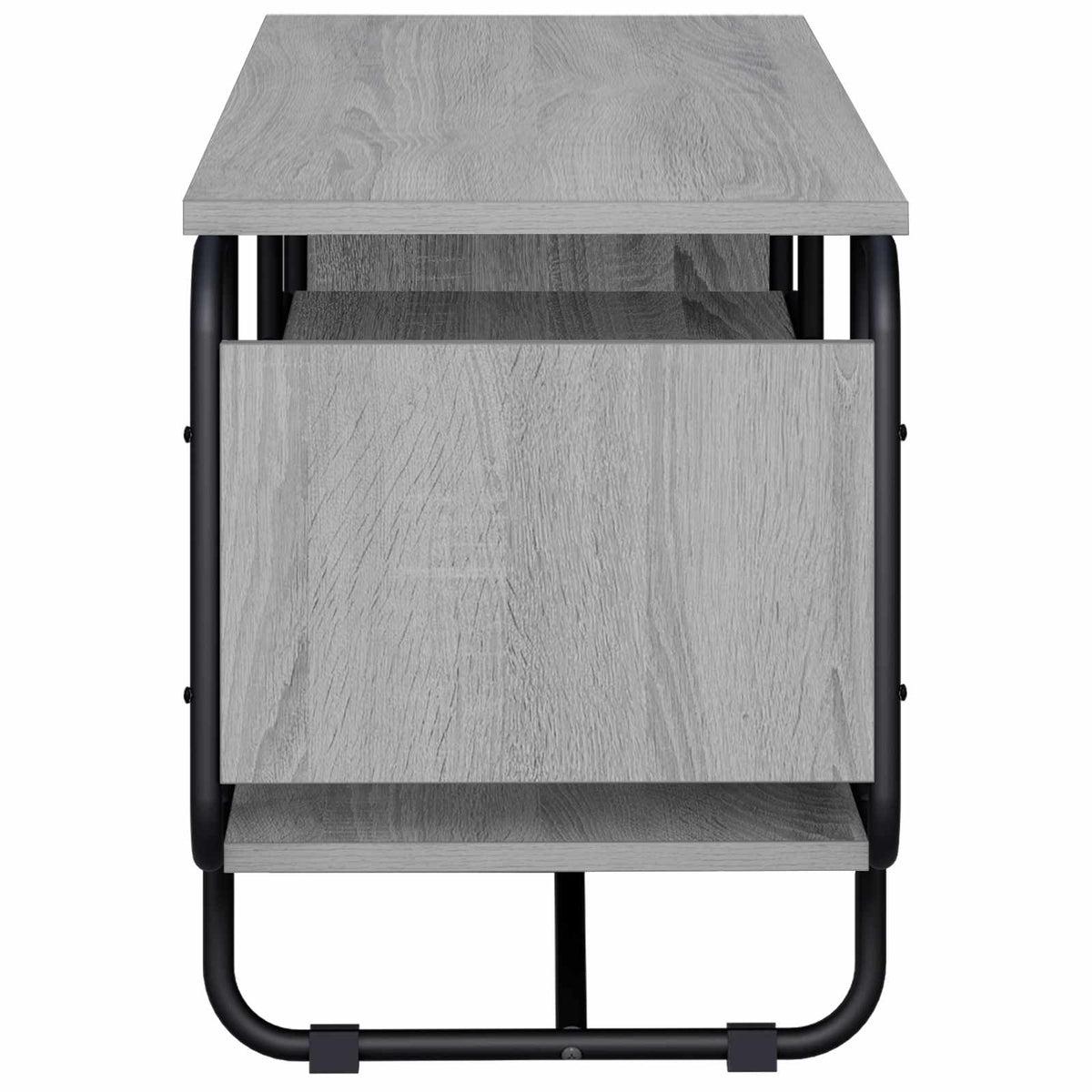 vidaXL Stół pod telewizor 140 x 36 x 45 cm Szary Sonoma