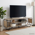 vidaXL Stół pod telewizor 180 x 36 x 45 cm dąb Sonoma