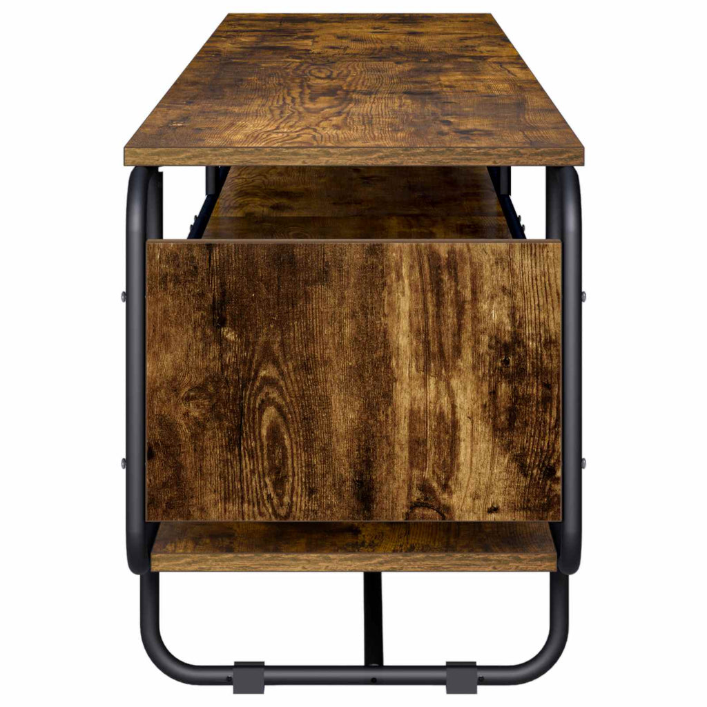 vidaXL Stół pod telewizor 180 x 36 x 45 cm Dąb wędzony