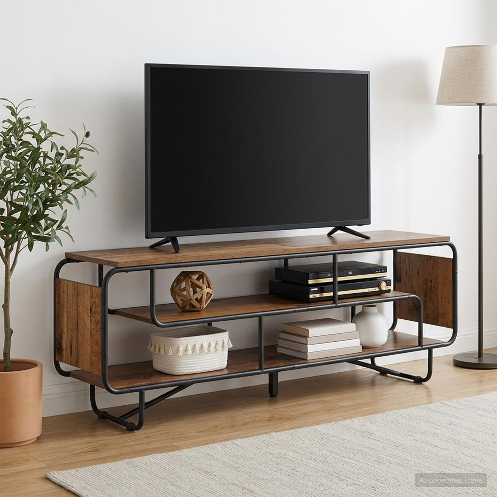 vidaXL Stół pod telewizor 180 x 36 x 45 cm Stare drewno