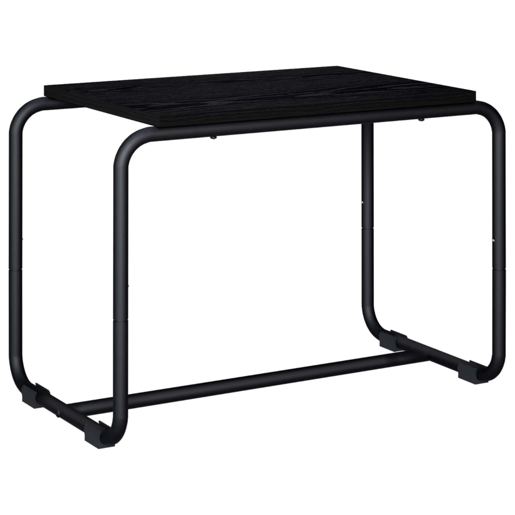 vidaXL Stół pod telewizor 60 x 35.5 x 42 cm Czarny dąb