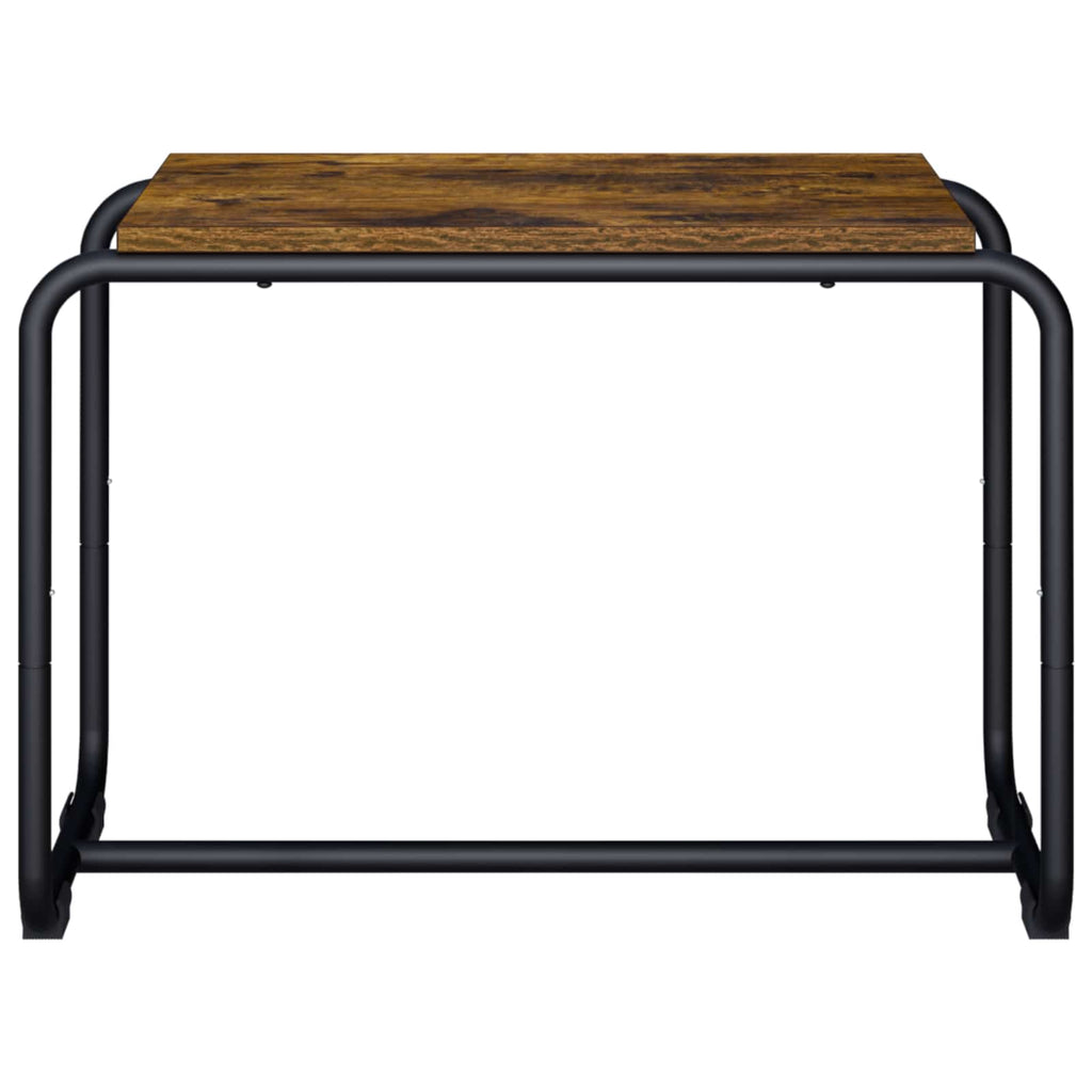 vidaXL Stół pod telewizor 60 x 35.5 x 42 cm Dąb wędzony